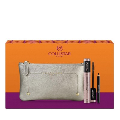 Collistar Gift Set: Mascara Volume Unico + Professional Eye Pencil + Beauty-Bag
