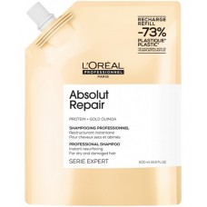 L'Oreal Professionnel Absolut Repair Gold Quinoa + Protein Shampoo 500ml (Refill)
