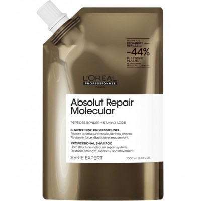 L'Oreal Professionnel Absolut Repair Molecular Shampoo Refill 1000ml L'Oreal Professionnel Absolut Repair Molecular Shampoo Refill 1000ml