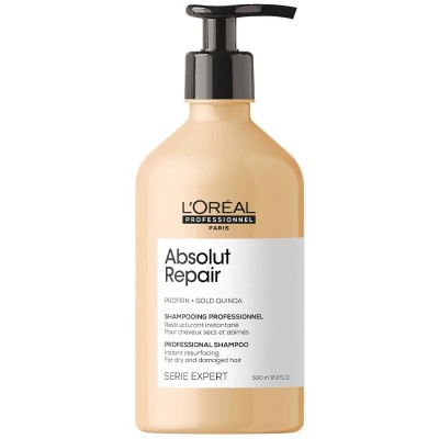 L'OREAL PROFESSIONNEL ABSOLUT REPAIR GOLD QUINOA + PROTEIN Instant Resurfacing Shampoo 500ml