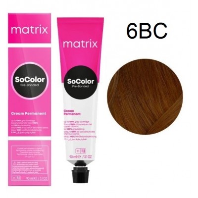 Matrix SoColor Pre-Bonded Cream Permanent 90ml (Gold & Copper) Matrix SoColor Pre-Bonded Cream Permanent 90ml (Gold & Copper)