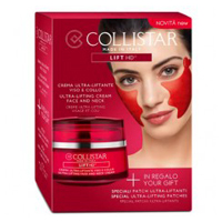 COLLISTAR LIFT HD ULTRA-LIFTING FACE AND NECK CREAM 50ML и 2 патча для щек, глаз и губ